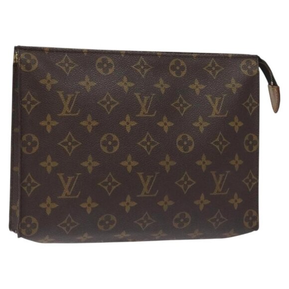 LOUIS VUITTON Monogram Poche Toilette 26 Pouch M47542 LV Auth 129865 - Picture 1 of 16